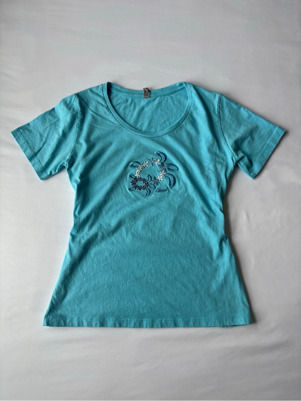 Blue Hawaii baby tee